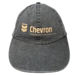 Chevron Slideback Hat Gray One Size Adjustable Vent Holes Outdoor